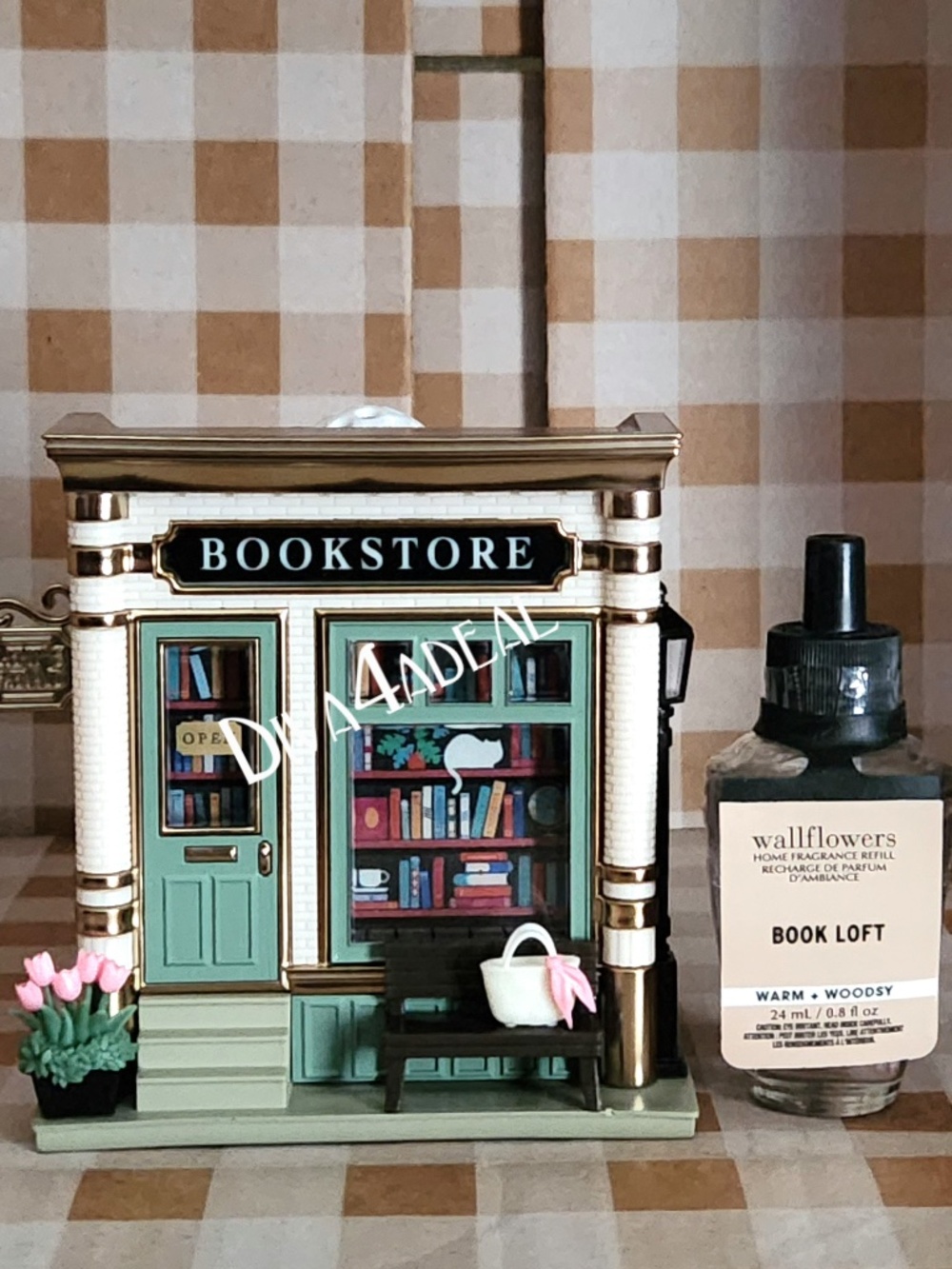 New Bath & Body Works Spring BOOKSTORE Projector Wallflower 2PC Bundle